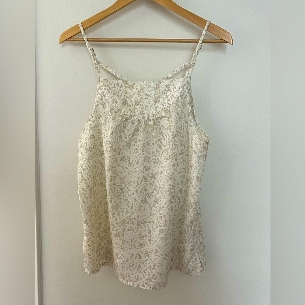 Spaghetti strap Prana tencel top with adjustable straps